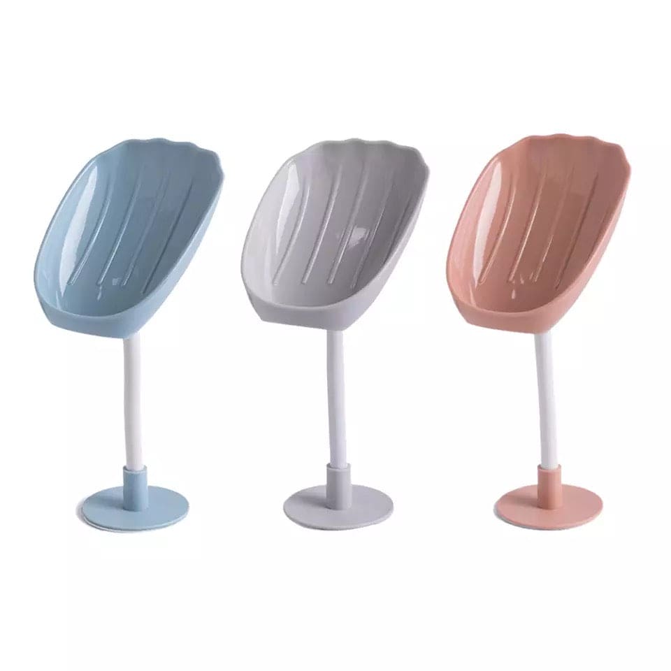 Wall Mounted Sea Shell Soap Holder, Drain Rack Soap Box, Perforated Free Standing Suction Cup, Creative Soap Dish Holder, Self Adhesive Drain Soap Rack, Easy Cleaning Soap Box For Bathroom Wall Mounted Sea Shell Soap Holder, Drain Rack Soap Box, Perforated Free Standing Suction Cup, Creative Soap Dish Holder, Self Adhesive Drain Soap Rack, Easy Cleaning Soap Box For Bathroom